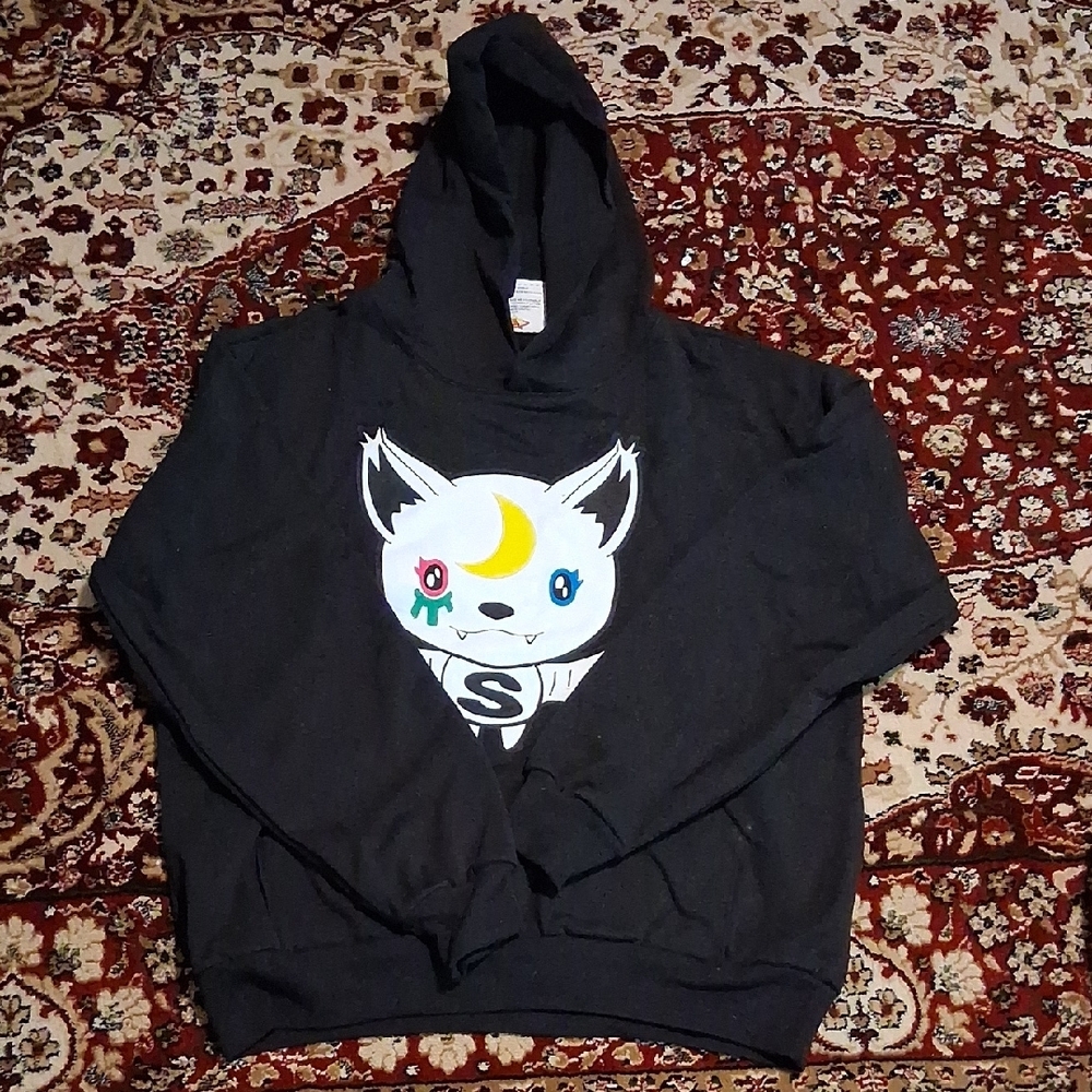 Sukamii Black Graphic Hoodie